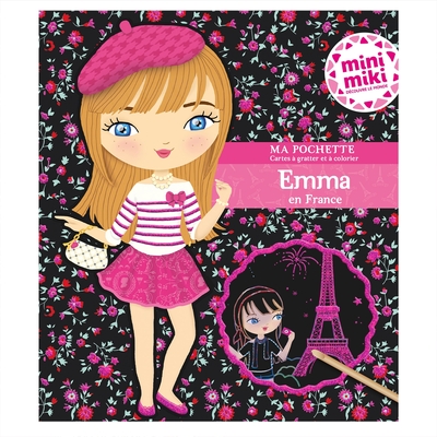 Image de Minimiki - Ma pochette cartes à gratter et à colorier - Emma en France