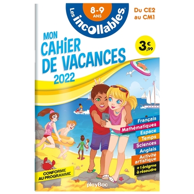 Picture of Cahier de vacances 2022 - Les incollables - Du CE2 au CM1 - 8-9 ans