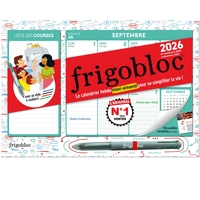 Image de Mini Frigobloc Hebdomadaire 2026 avec un stylo 4 couleurs ! (de sept. 2025 à déc. 2026)