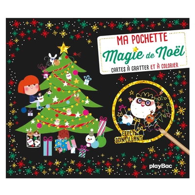 Image de Mini pochette Magie de Noël - Cartes à gratter et à colorier