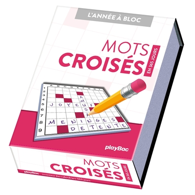 Picture of Calendrier Mots croisés en 365 jours - Année à bloc