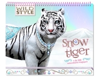 Picture of Wild Style - Carnet créatif - Snow tiger