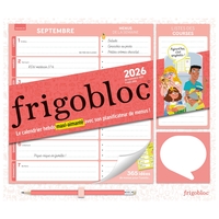 Picture of Frigobloc Hebdomadaire 2026 avec son planificateur de menus (de sept. 2025 à août 2026)