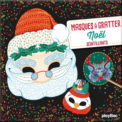 Image de Masques à gratter - Noël