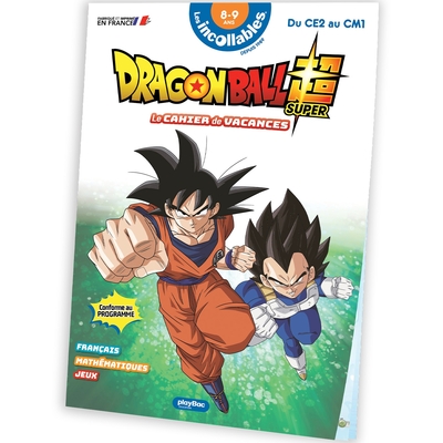 Image de Cahier de vacances Dragon Ball Super 2025 - Les Incollables - Du CE2 au CM1 - 8/9 ans