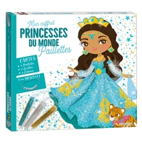 Image de Mon coffret paillettes - Princesses du monde