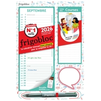 Image de Mini Frigobloc Mensuel 2026 avec un stylo 4 couleurs ! (de sept. 2025 à déc. 2026)