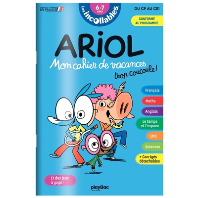 Picture of Cahier de vacances 2025 Ariol - Les incollables - CP au CE1 - 6/7 ans