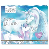 Image de Animal Style - Cahier créatif Bébés licornes