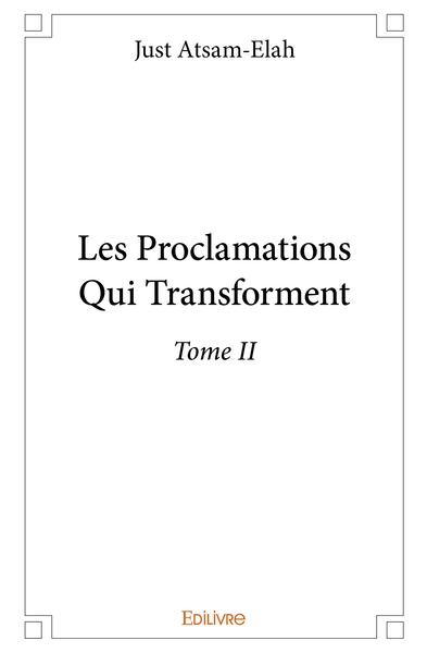 Picture of Les Proclamations Qui Transforment - Tome 2
