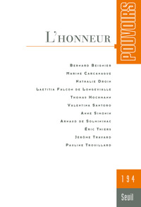 Image de Pouvoirs, n° 194. L'honneur