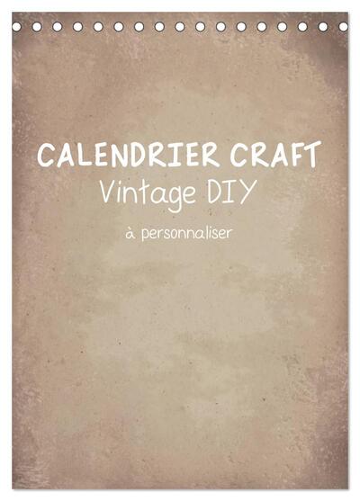 Image de Calendrier Craft Vintage DIY (Calendrier de bureau 2027 DIN A5 horizontal), CALVENDO calendrier mensuel