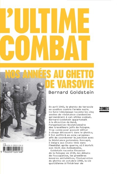 Image de L'ultime combat, nos années au ghetto de Varsovie