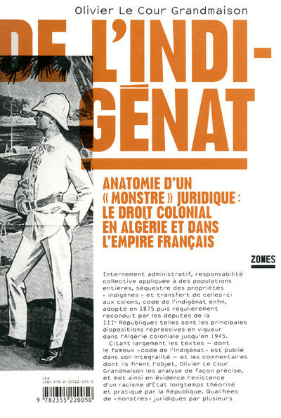 Picture of De l'indigénat
