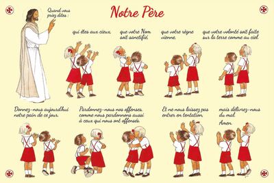 Image de Carte A5 Notre père - vouvoiement