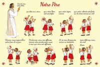 Image de Carte A5 Notre père - vouvoiement