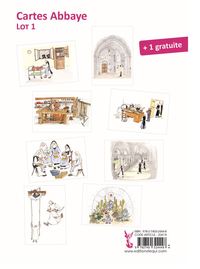 Picture of Série de 8 cartes Abbaye Lot 1
