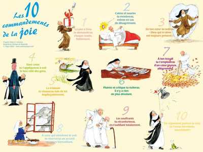 Picture of Poster "Les 10 commandements de la joie"