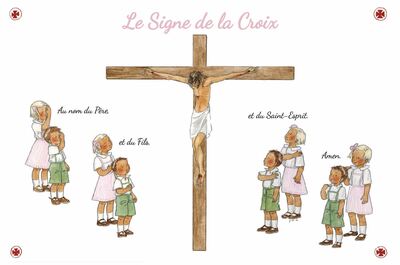 Image de Carte A5 Le Signe de la Croix