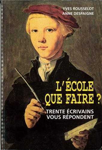Image de L'école - que faire