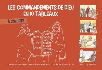 Picture of Les Commandements de Dieu en 10 tableaux à colorier