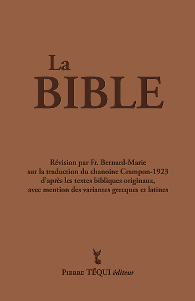 Image de La bible Crampon 1923-2023 – Couverture marron