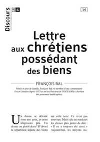 Image de Discours n°4 - Lettre aux chrétiens possédant des biens