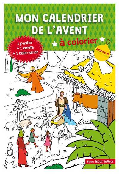 Image de Mon calendrier de l’Avent à colorier - Année A