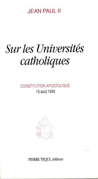 Picture of Sur les Universités catholiques