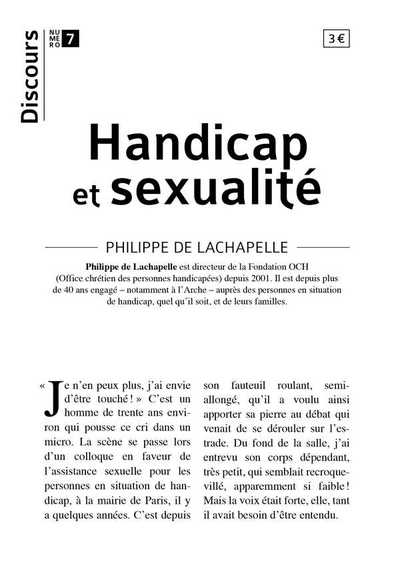 Image de Discours n°7 - Handicap et sexualité