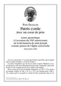 Image de Patris corde