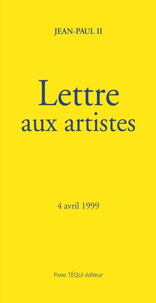 Picture of Lettre aux artistes