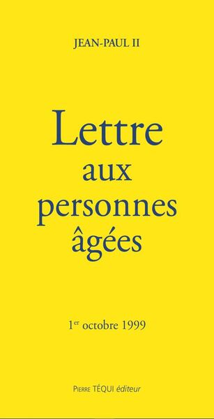 Picture of Lettre aux personnes âgées