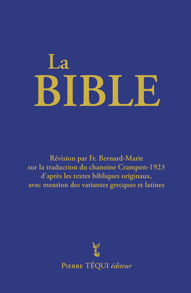 Image de La bible Crampon 1923-2023 – Couverture bleue
