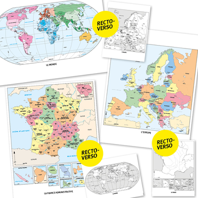 Picture of 6 cartes - Géographie à vivre