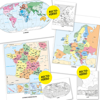 Picture of 6 cartes - Géographie à vivre