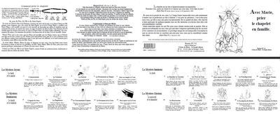 Picture of Dépliant rosaire 3A