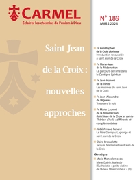 Image de Revue Carmel  n°189 Mars 2026 - Saint Jean de La Croix : Saint et docteur