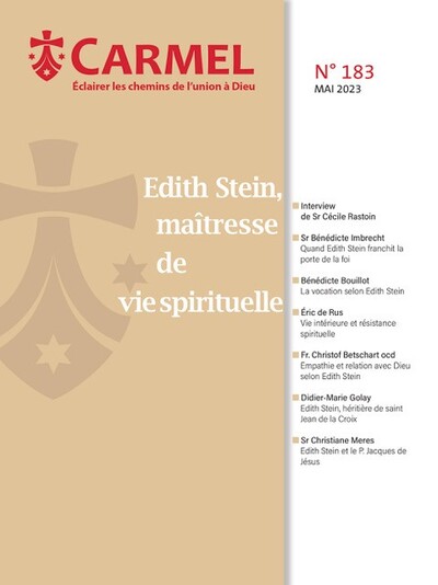 Image de Revue Carmel - Edith Stein, une maîtresse de vie spirituelle