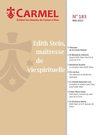 Image de Revue Carmel - Edith Stein, une maîtresse de vie spirituelle