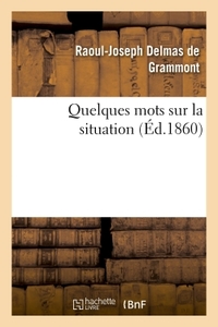 Picture of Quelques mots sur la situation