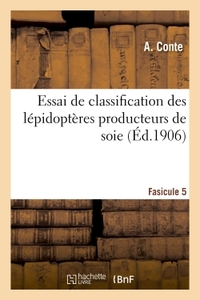 Picture of Essai de classification des lépidoptères producteurs de soie