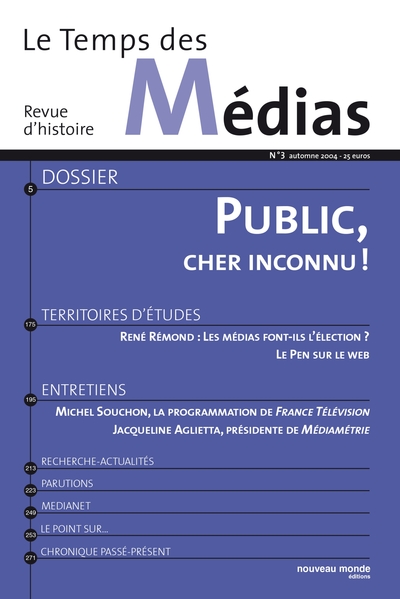 Image de Le Temps des médias n° 3