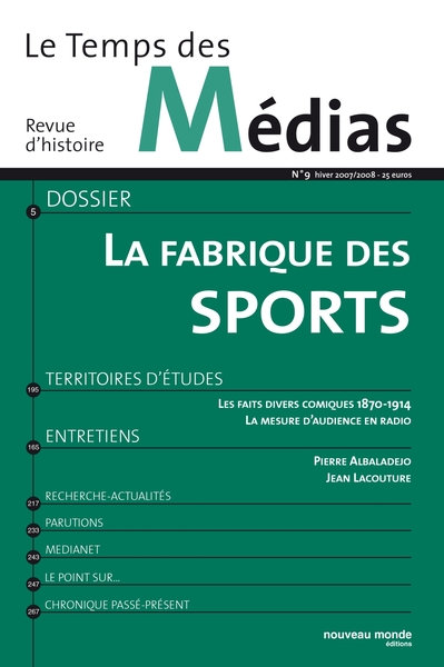 Picture of Le Temps des médias n° 9