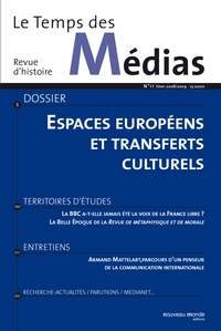 Image de Le Temps des médias n° 11
