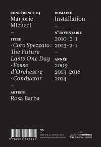 Image de Rosa Barba - Coro Spezzato : The Future Lasts One