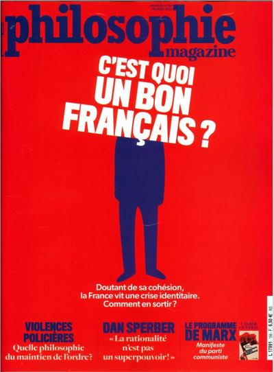 Image de Philosophie Magazine N°156 : C'est quoi un bon français ? - Février 2022
