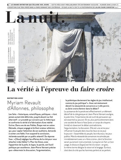 Picture of La nuit n°6 - La vérité à l'épreuve du faire croire