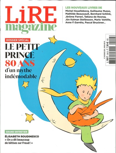 Image de Lire Magazine n°549 : Le Petit Prince 80ans d'un mythe indémodable - Mars 2026