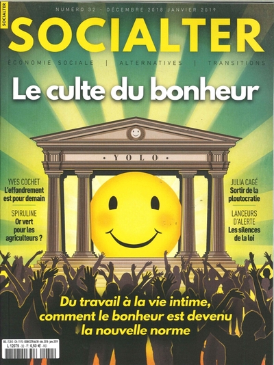 Picture of Socialter N°32  Le culte du bonheur - décembre/janvier 2019